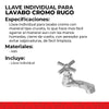Llave Individual Para Lavabo Cromo FONTANERY 20003