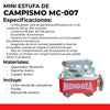 Mini Estufa De Gas Portatil Para Camping Acero MENDOZA